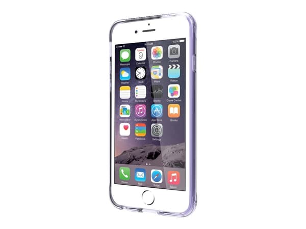 ITSKINS NANO // DUO Zero Gel 2 in 1 - Baksidesskydd för mobiltelefon - Impacthane - transparent, ljuslila (paket om 2) - för Apple iPhone 6, 6s, 7, 8
