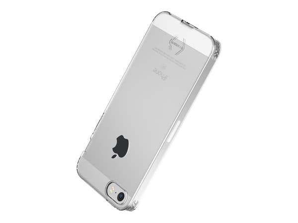 ITSKINS NANO // GEL Zero Gel - Baksidesskydd för mobiltelefon - termoplastisk polyuretan (TPU), Impacthane - transparent - för Apple iPhone 5, 5s, SE