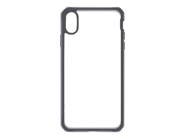 ITSKINS HYBRID // FROST MKII - Baksidedeksel for mobiltelefon - polykarbonat, termoplast-polyuretan (TPU) - svart, gjennomsiktig - for Apple iPhone X