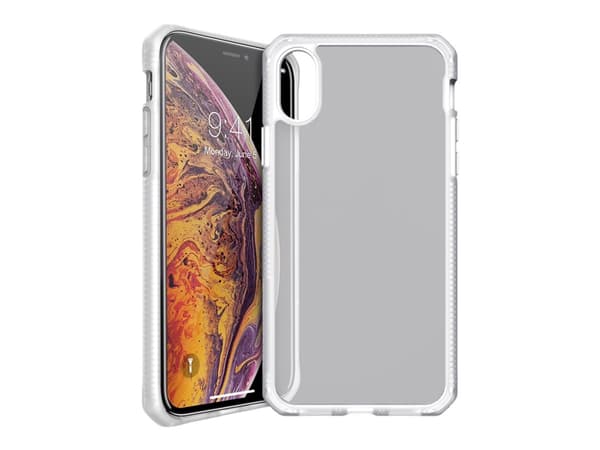 ITSKINS HYBRID // FROST MKII - Baksidedeksel for mobiltelefon - polykarbonat, Impacthane - gjennomsiktig - for Apple iPhone XS Max