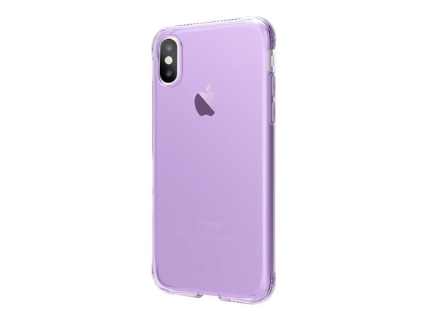 ITSKINS NANO // DUO Zero Gel 2 in 1 - Baksidedeksel for mobiltelefon - termoplast-polyuretan (TPU), Impacthane - gjennomsiktig, lyst fiolett - 5.8" (