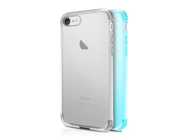 ITSKINS NANO // DUO Zero Gel 2 in 1 - Baksidedeksel for mobiltelefon - termoplast-polyuretan (TPU), Impacthane - gjennomsiktig, lyst fiolett - 5.8" (