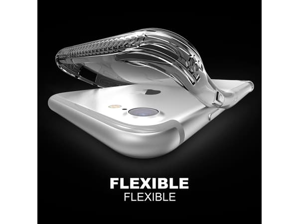 ITSKINS NANO // DUO Zero Gel 2 in 1 - Baksidedeksel for mobiltelefon - termoplast-polyuretan (TPU), Impacthane - gjennomsiktig, lyst fiolett - 5.8" (