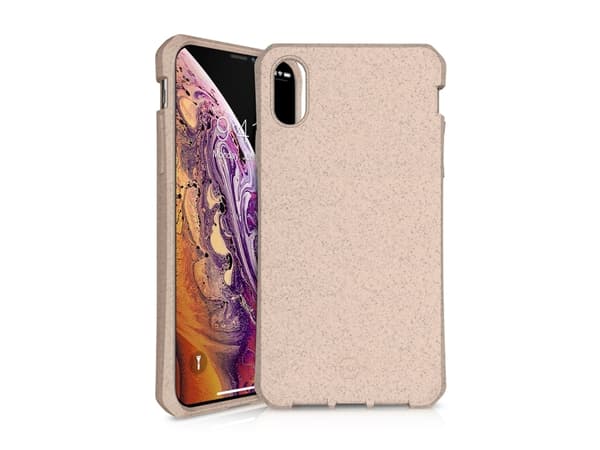 ITSKINS FERONIABIO // TERRA - Baksidedeksel for mobiltelefon - Impactane Bio - naturlig - 5.8" - for Apple iPhone X, XS
