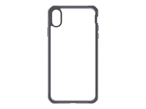 ITSKINS HYBRID // FROST MKII - Baksidedeksel for mobiltelefon - polykarbonat, termoplast-polyuretan (TPU) - svart, gjennomsiktig - for Apple iPhone X