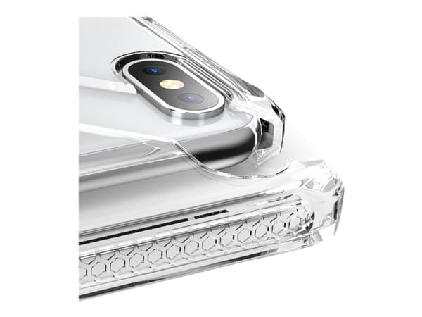 ITSKINS Spectrum Clear - Baksidedeksel for mobiltelefon - termoplast-polyuretan (TPU) - gjennomsiktig - for Apple iPhone XS Max