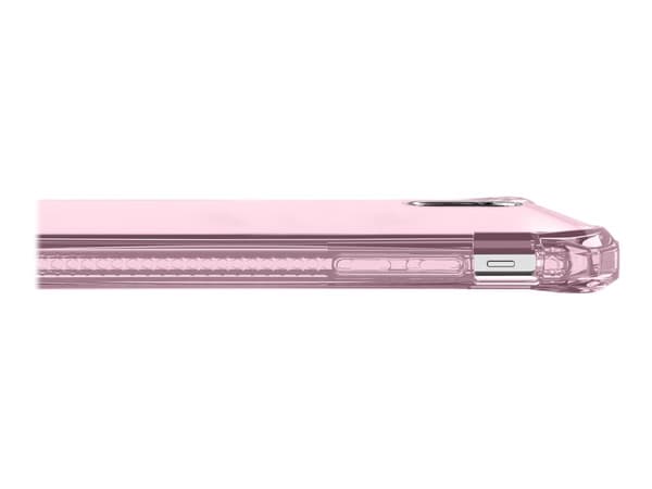 ITSKINS Spectrum Clear - Baksidedeksel for mobiltelefon - termoplast-polyuretan (TPU), Impacthane - Lys lyserød - 6.5" - for Apple iPhone XS Max