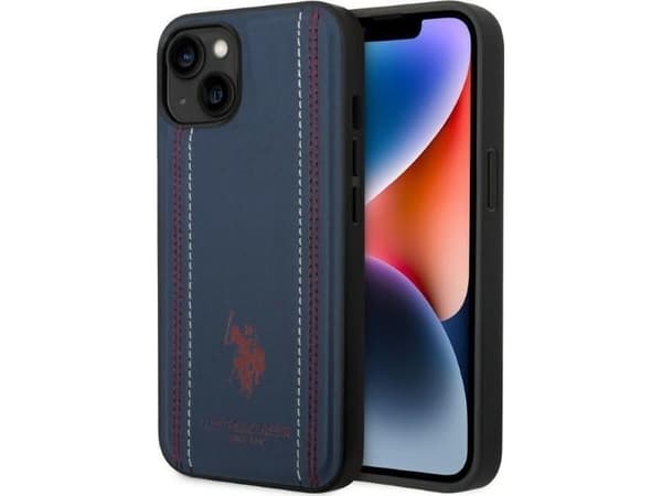 Kotelo Us Polo Assn US Polo US Polo US Polo USHCP14LPSO3 iPhone 14 Pro 6.1 Valkoinen kolmivärinen painatus