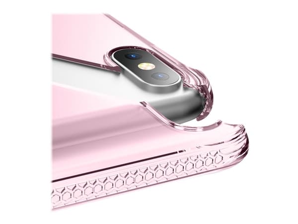 ITSKINS NANO // GEL Zero Gel - Baksidedeksel for mobiltelefon - termoplast-polyuretan (TPU), Impacthane - gjennomsiktig, Lys lyserød - 5.8" - for App