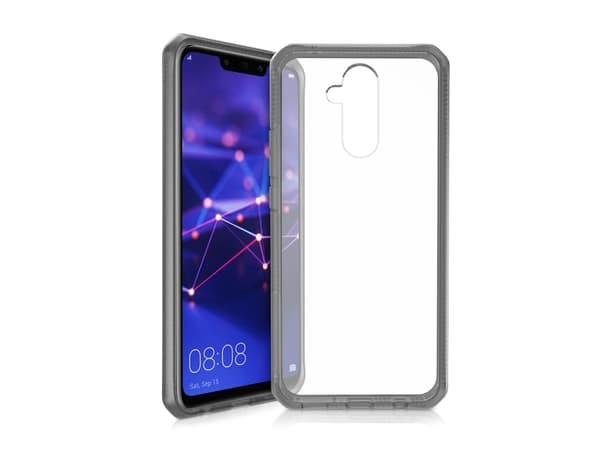 ITSKINS HYBRID // FROST MKII - Baksidedeksel for mobiltelefon - polykarbonat - svart, gjennomsiktig - for Huawei Mate 20 Lite