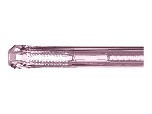 ITSKINS Spectrum Clear Antimicrobial - Baksidedeksel for mobiltelefon - termoplast-polyuretan (TPU), Impacthane - Lys lyserød - for Apple iPhone X, X