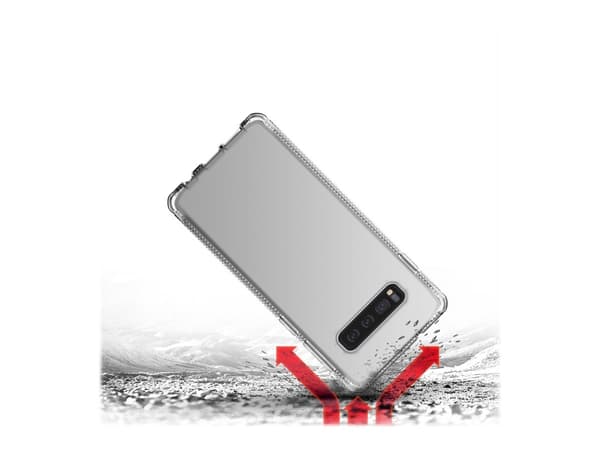 ITSKINS Spectrum - Baksidesskydd för mobiltelefon - termoplastisk polyuretan (TPU) - transparent - för Samsung Galaxy S10+