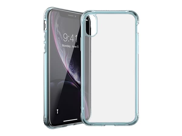 ITSKINS NANO // ICE - Baksidedeksel for mobiltelefon - polykarbonat, termoplast-polyuretan (TPU), Impacthane - gjennomsiktig, lys blå, krystallklar -