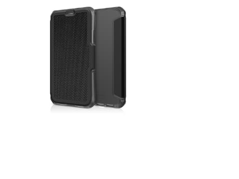 ITSKINS SPECTRUM FOLIO cover til iPhone XS / X®. Black frosty
