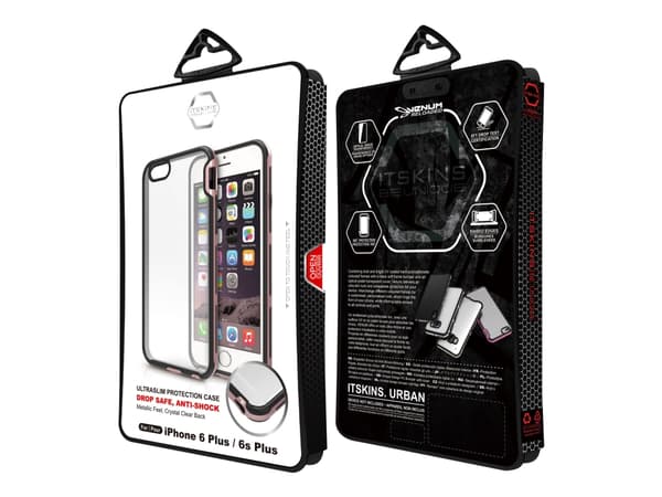 ITSKINS HYBRID // EDGE Venum Reloaded - Baksidesskydd för mobiltelefon - guldrosa - för Apple iPhone 6 Plus, 6s Plus