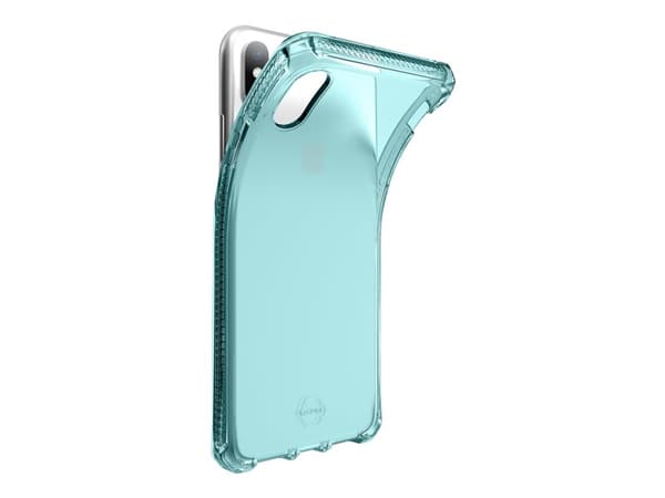 ITSKINS Supreme // Clear - Baksidedeksel for mobiltelefon - Impacthane - lys blå - for Apple iPhone X, XS