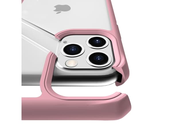 ITSKINS HybridSolid, Etui, Apple, iPhone 11 Pro Max, 16,5 cm (6.5"), Rosa, Gjennomsiktig