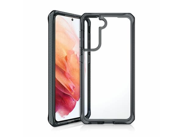 ITSKINS SupremeClear, Omslag, Samsung, Galaxy S21, 15,8 cm (6.2"), Svart, Transparent
