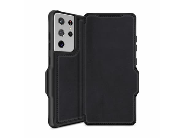 ITSKINS HYBRID // FOLIO, Folio, Samsung, Galaxy S21 Ultra, Sort