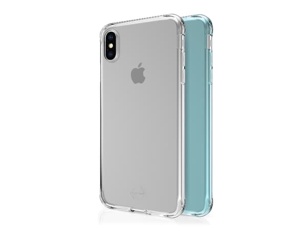 ITSKINS NANO // DUO Zero Gel 2 in 1 - Baksidedeksel for mobiltelefon - Impacthane - gjennomsiktig, lyst fiolett - 6.5" (en pakke 2) - for Apple iPhon