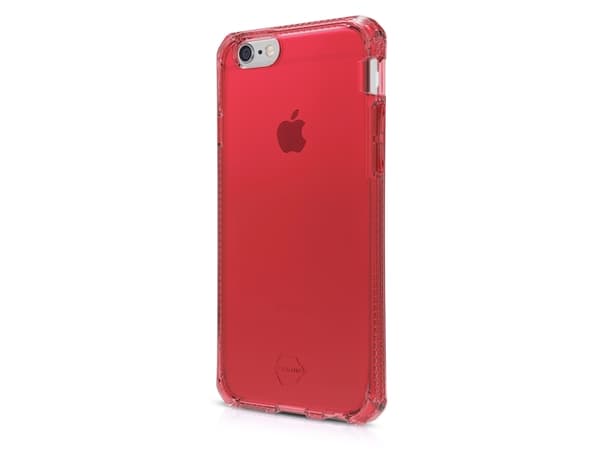 ITSKINS SPECTRUM CLEAR -suojus iPhone 6 Plus / 6s Plus® -puhelimelle. Rød