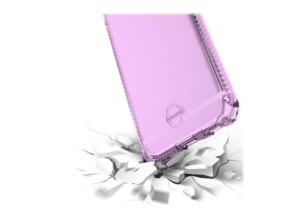 ITSKINS Spectrum Clear Antimicrobial - Baksidesskydd för mobiltelefon - termoplastisk polyuretan (TPU), Impacthane - ljuslila - för Apple iPhone 6 Pl