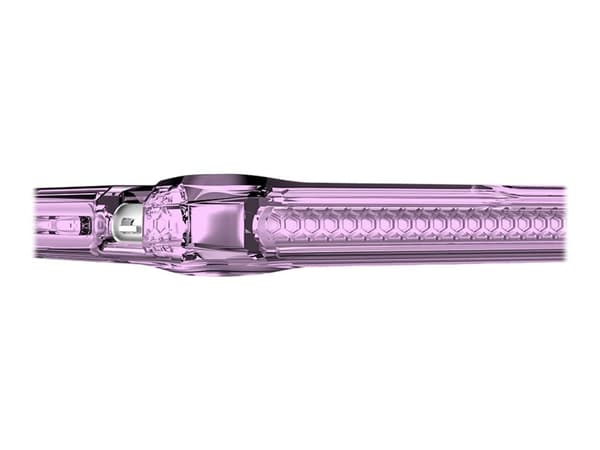 ITSKINS Spectrum Clear Antimicrobial - Baksidesskydd för mobiltelefon - termoplastisk polyuretan (TPU), Impacthane - ljuslila - för Apple iPhone 6 Pl