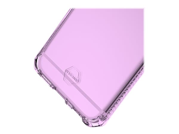 ITSKINS Spectrum Clear Antimicrobial - Baksidesskydd för mobiltelefon - termoplastisk polyuretan (TPU), Impacthane - ljuslila - för Apple iPhone 6 Pl