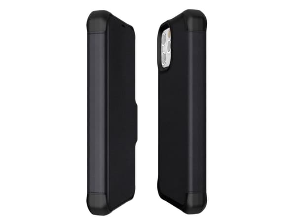 ITSKINS HYBRID // FOLIO, Folio, Apple, iPhone 12 Pro Max, Sort