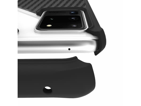 ITSKINS BALLISTIC CARBON cover til Samsung Galaxy S20 Ultra 4G / 5G®. Sort