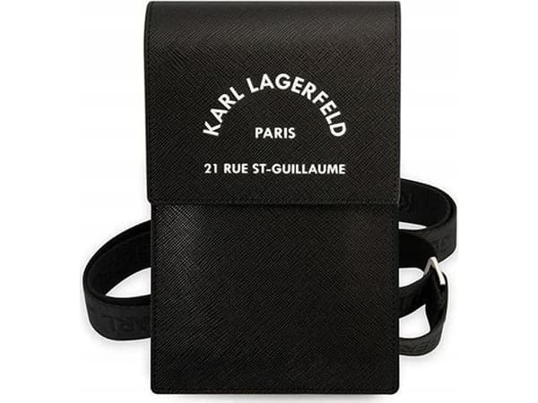 Karl Lagerfeld Torebka KLWBSARSGK czarny/svart Preget RG