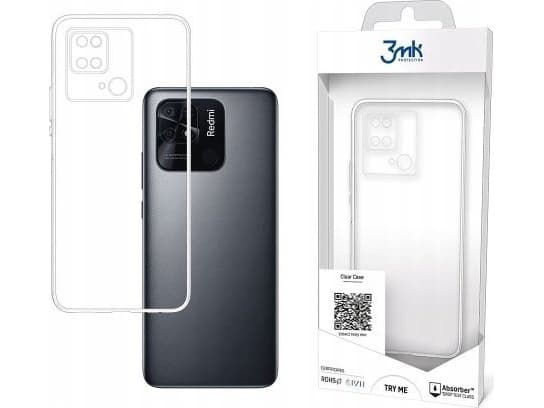 3MK 5903108471152, Hårt fodral, Xiaomi, Redmi 10C, 17 cm (6.71"), Transparent
