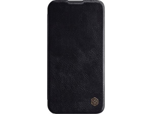 Nillkin Qin Leather Pro Case iPhone 14 Plus Camera Cover Hylster Cover Flip Case Black