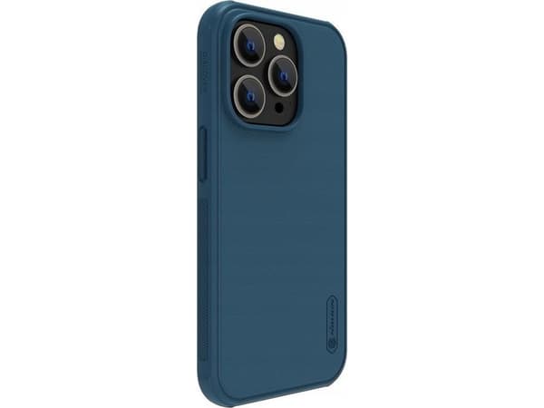 Nillkin Super Frosted Shield Pro Magnetic Deksel til iPhone 14 Pro Max med MagSafe magnetisk blå