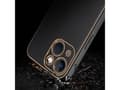 Miniatyrbilde 5 av 5: Dux Ducis Yolo iPhone 14 Plus-deksel, elegant svart økologisk skinndeksel