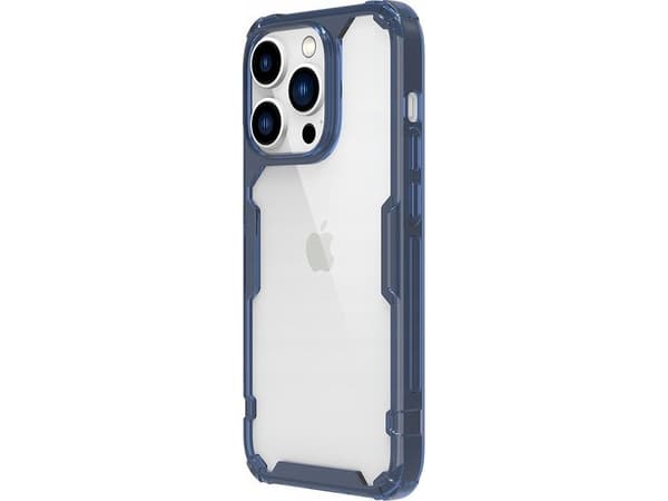 Nillkin Nature Pro iPhone 14 Pro Max panssaroitu suojakotelo sininen
