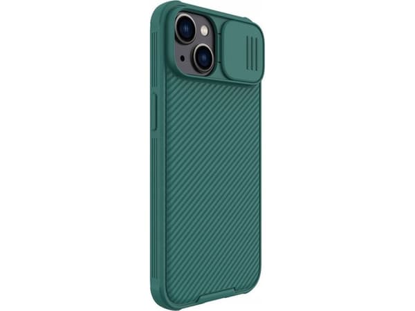 Nillkin CamShield Pro-deksel iPhone 14 Plus pansret deksel Kamerabeskytter Grønn