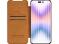 Miniatyrbilde 5 av 5: Nillkin Qin Leather Pro Case iPhone 14 Pro Max Kameradeksel Hylster Cover Flip Case Brun