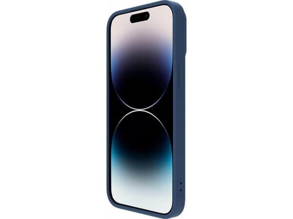 Nillkin CamShield magneettinen silikoni kotelo iPhone 14 Pro Max magneettinen MagSafe kotelo kameran suojus sininen