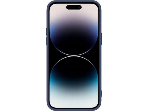 Nillkin CamShield magneettinen silikoni kotelo iPhone 14 Pro Max magneettinen MagSafe kotelo kameran suojus sininen