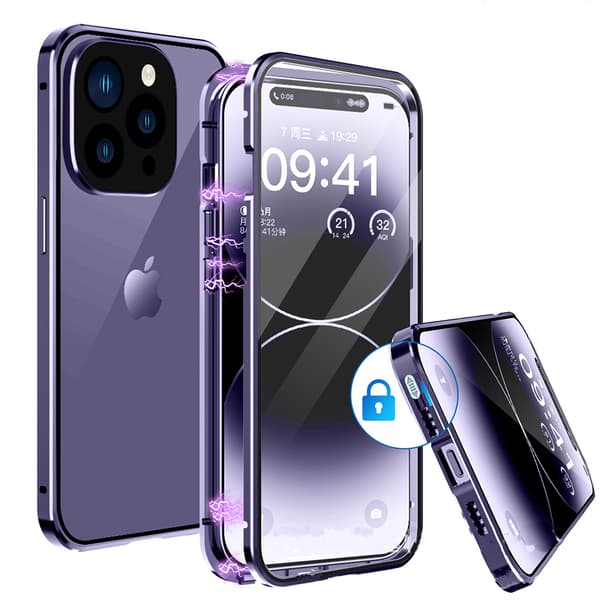 Praktiskt Magnetiskt Dubbel Skal - iPhone 14 Pro Max