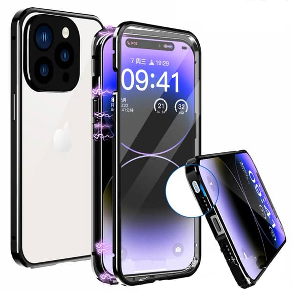 Praktiskt Magnetiskt Dubbel Skal - iPhone 14 Pro Max