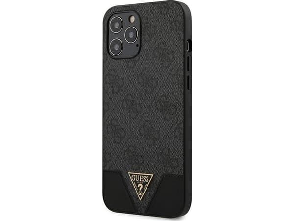 GUESS GUHCP12LPU4GHBK, Omslag, Apple, iPhone 12 Pro Max, 17 cm (6.7"), Svart