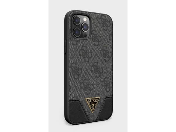 GUESS GUHCP12LPU4GHBK, Omslag, Apple, iPhone 12 Pro Max, 17 cm (6.7"), Svart