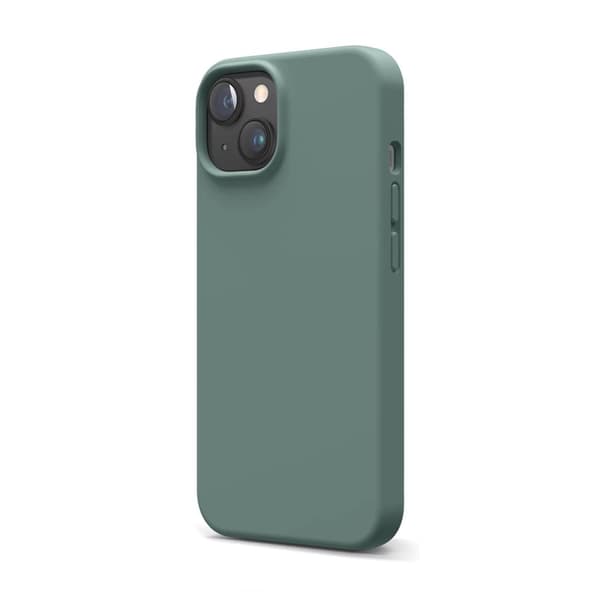iPhone 14 Silikonskal - Mörkgrön