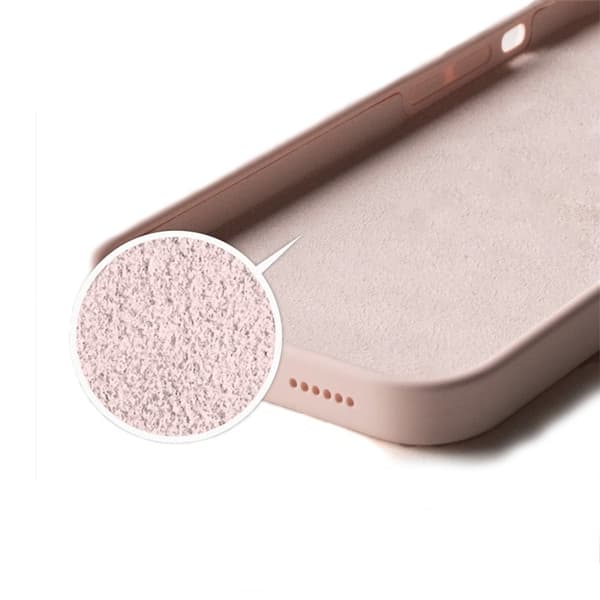 iPhone 14 Silikonskal - Sand Rosa