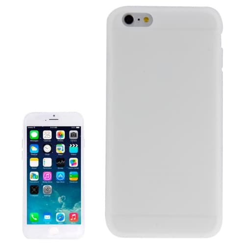 Mobilskal Silikon iPhone 6/6S Plus - Vit