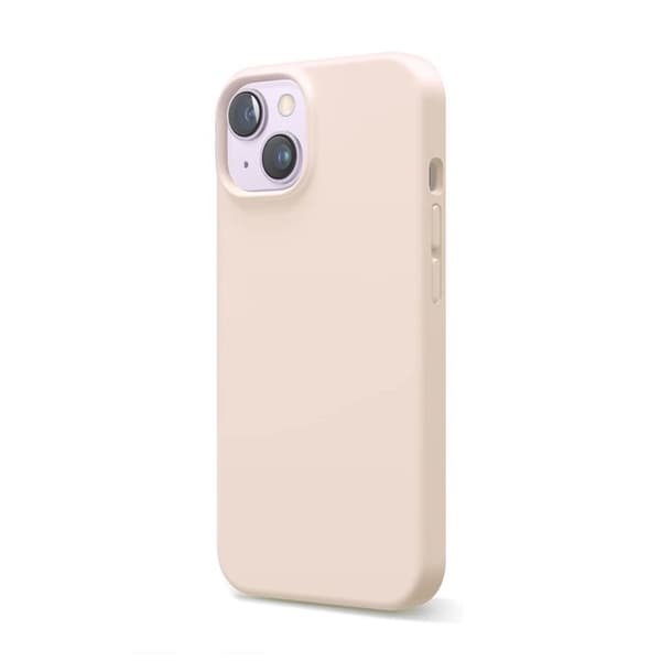 iPhone 14 Plus Silikonskal - Sand Rosa