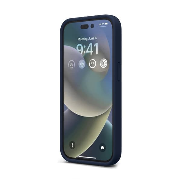 iPhone 14 Pro Max Silikonskal - Mörkblå