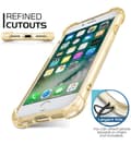 Miniatyrbillede 2 af 6: Stöttåligt Mobilskal iPhone 7/8/SE (2020/2022) - Guld